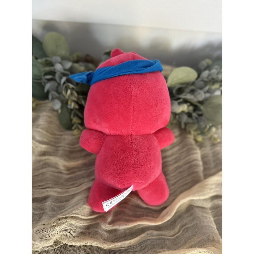 Wicked Cool Toys Ninja 8" Collector Plush Series 1 #05‎ Pon Pon Pink 8" WCT Red - Picture 2 of 7